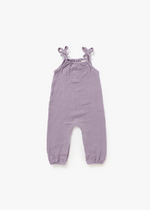 Sleeveless Bow Strap Jumpsuit | Lilac - Mila & Co.