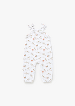 Sleeveless Bow Strap Jumpsuit | Unicorn - Mila & Co.