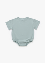 Short Sleeve Bubble Romper | Mist - Mila & Co.