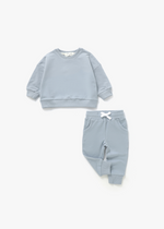 Sweatshirt & Jogger Set | Fog - Mila & Co.