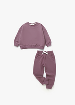 Sweatshirt & Jogger Set | Plum - Mila & Co.