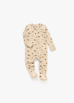 Ribbed Footie | Pumpkin - Mila & Co.