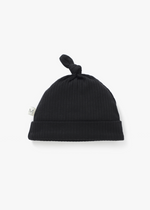 Ribbed Knotted Hat | Black - Mila & Co.