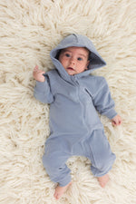Hoodie Romper | Fog - Mila & Co.