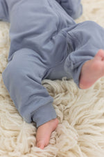 Hoodie Romper | Fog - Mila & Co.