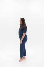 Adult Ribbed Lounge Set | Navy - Mila & Co.