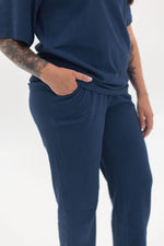 Adult Ribbed Lounge Set | Navy - Mila & Co.
