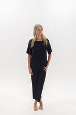 Adult Ribbed Lounge Set | Black - Mila & Co.