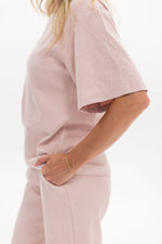 Adult Ribbed Lounge Set | Blush - Mila & Co.