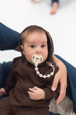 Hoodie Romper | Mocha - Mila & Co.