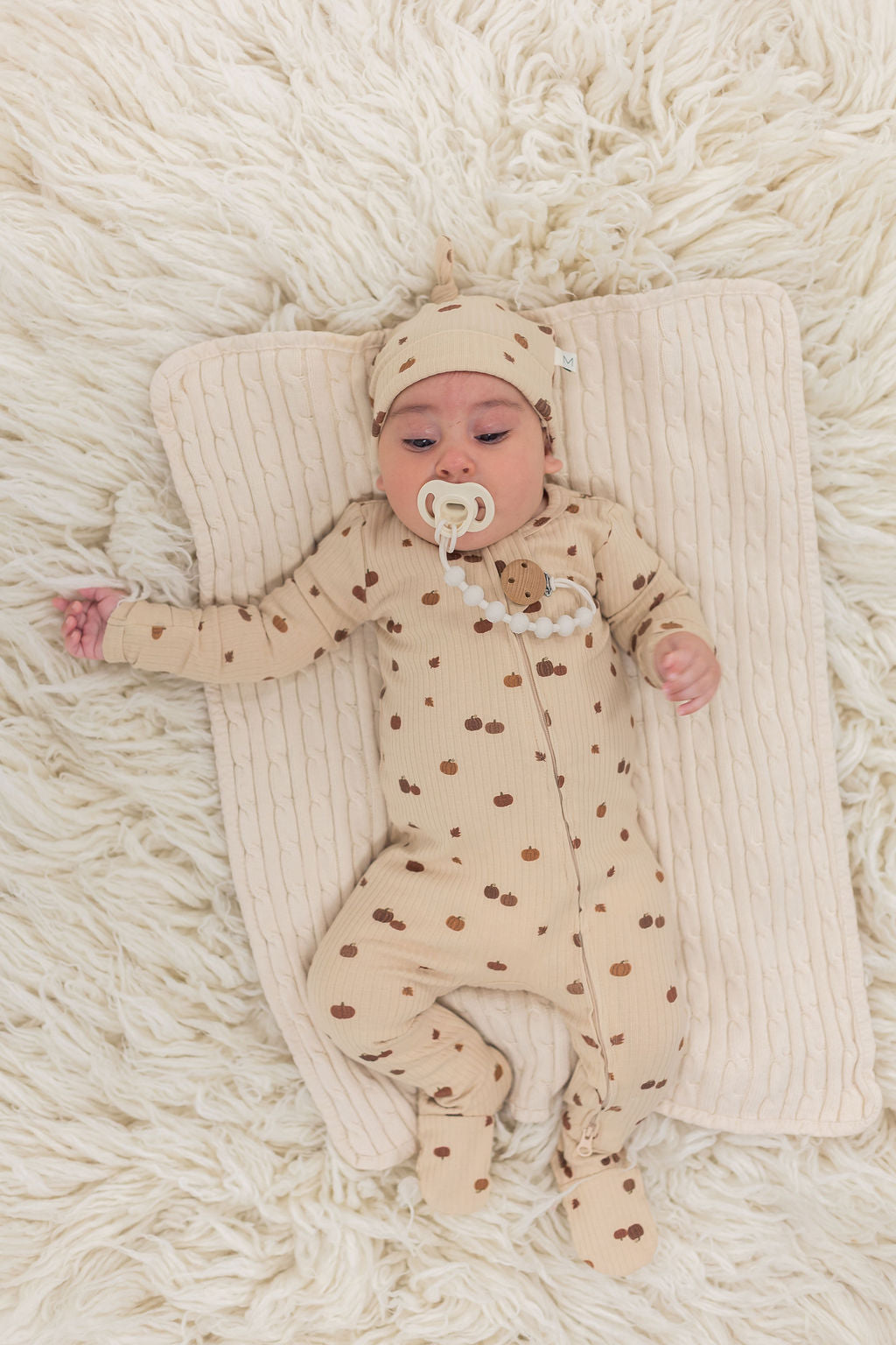 Ribbed Knotted Hat | Pumpkin - Mila & Co.