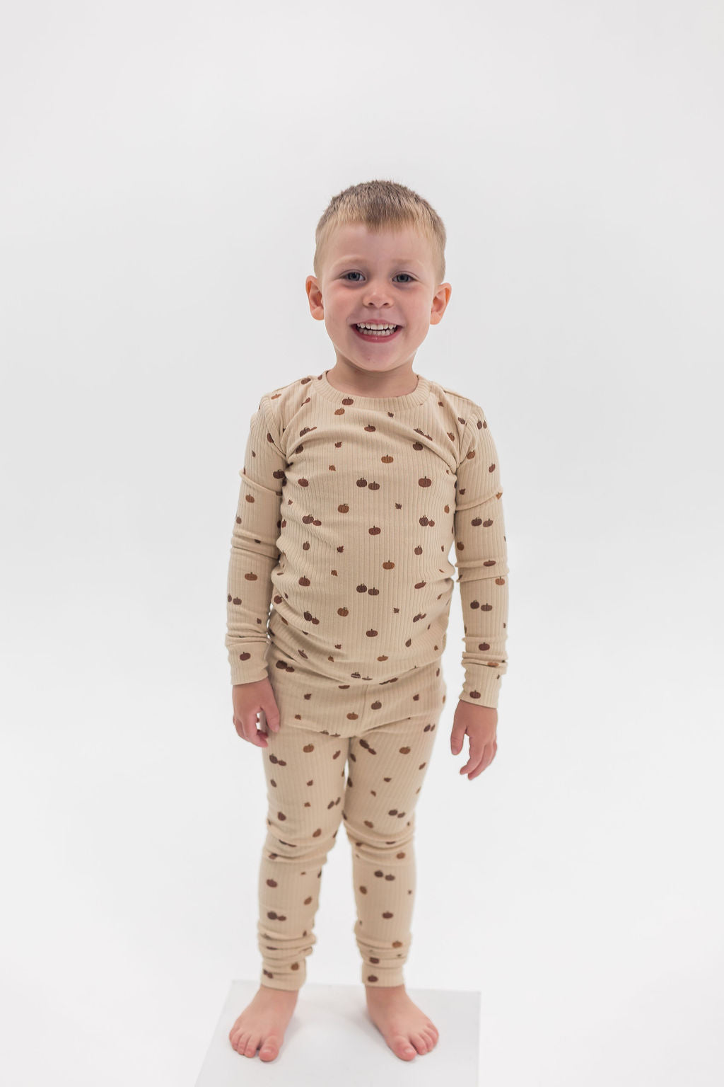 Ribbed Lounge Set | Pumpkin - Mila & Co.