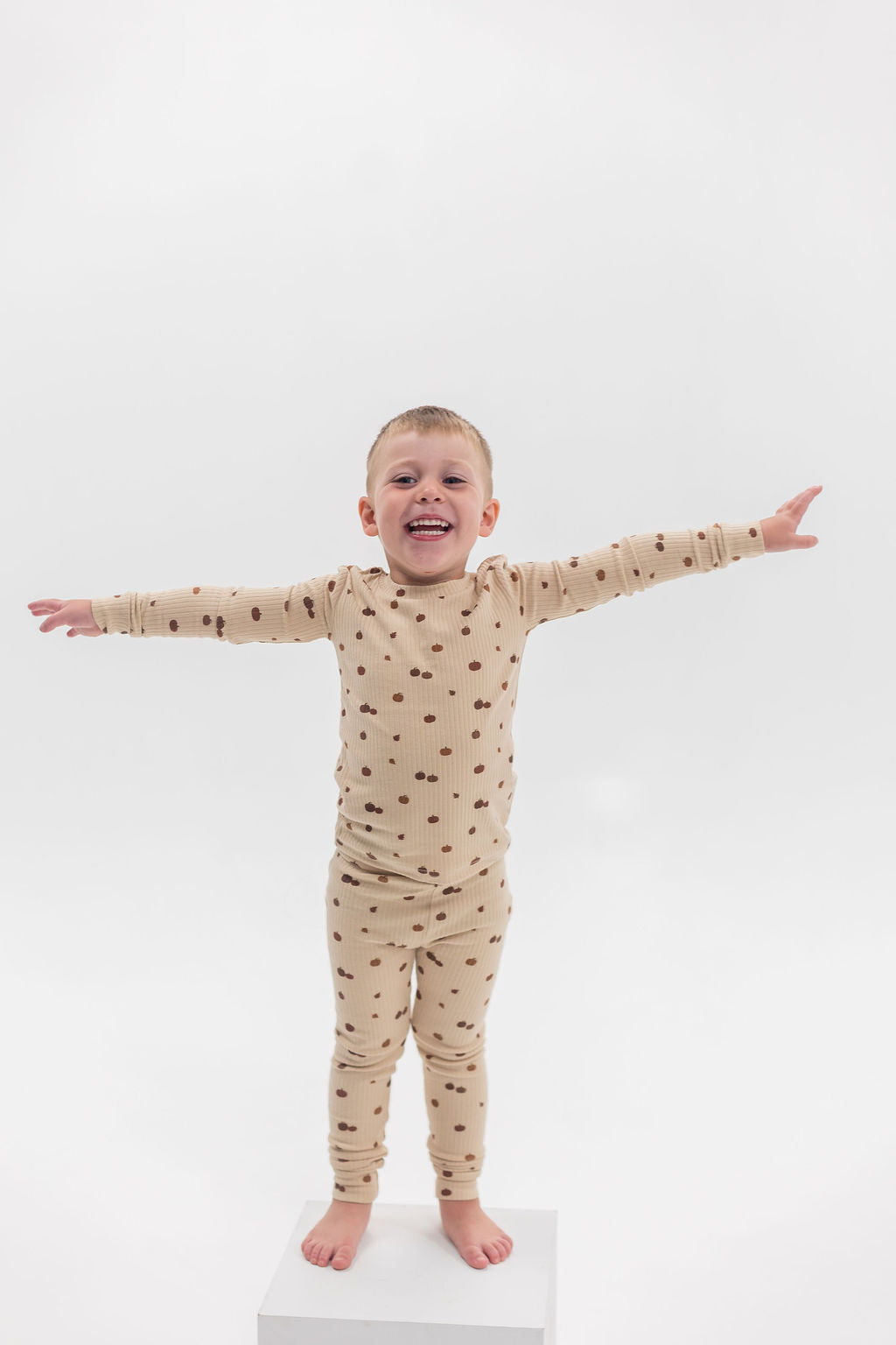 Ribbed Lounge Set | Pumpkin - Mila & Co.