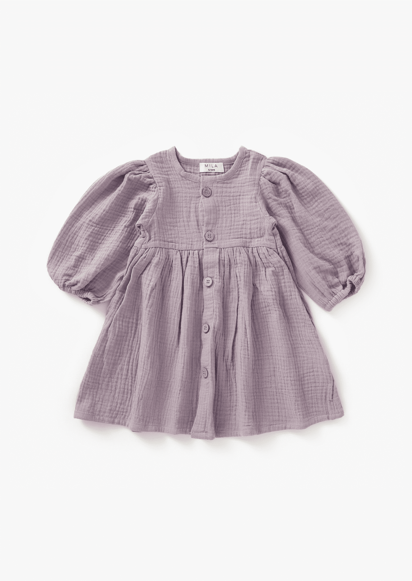 Puff Sleeve Dress | Lilac - Mila &amp; Co.