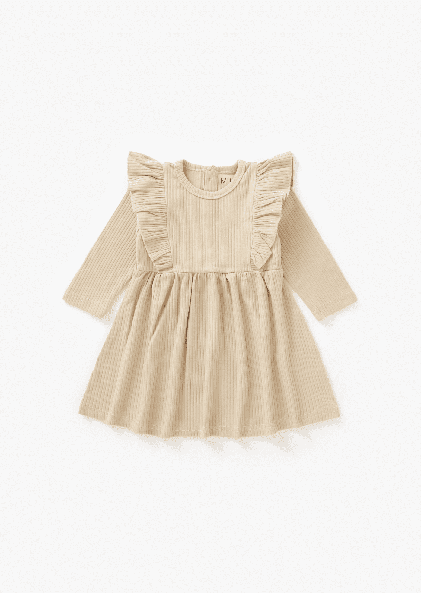 Ribbed Flutter Dress | Honey - Mila &amp; Co.