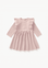 Ribbed Flutter Dress | Blush - Mila & Co.