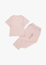 Adult Ribbed Lounge Set | Blush - Mila & Co.