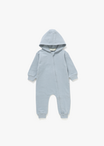 Hoodie Romper | Fog - Mila & Co.