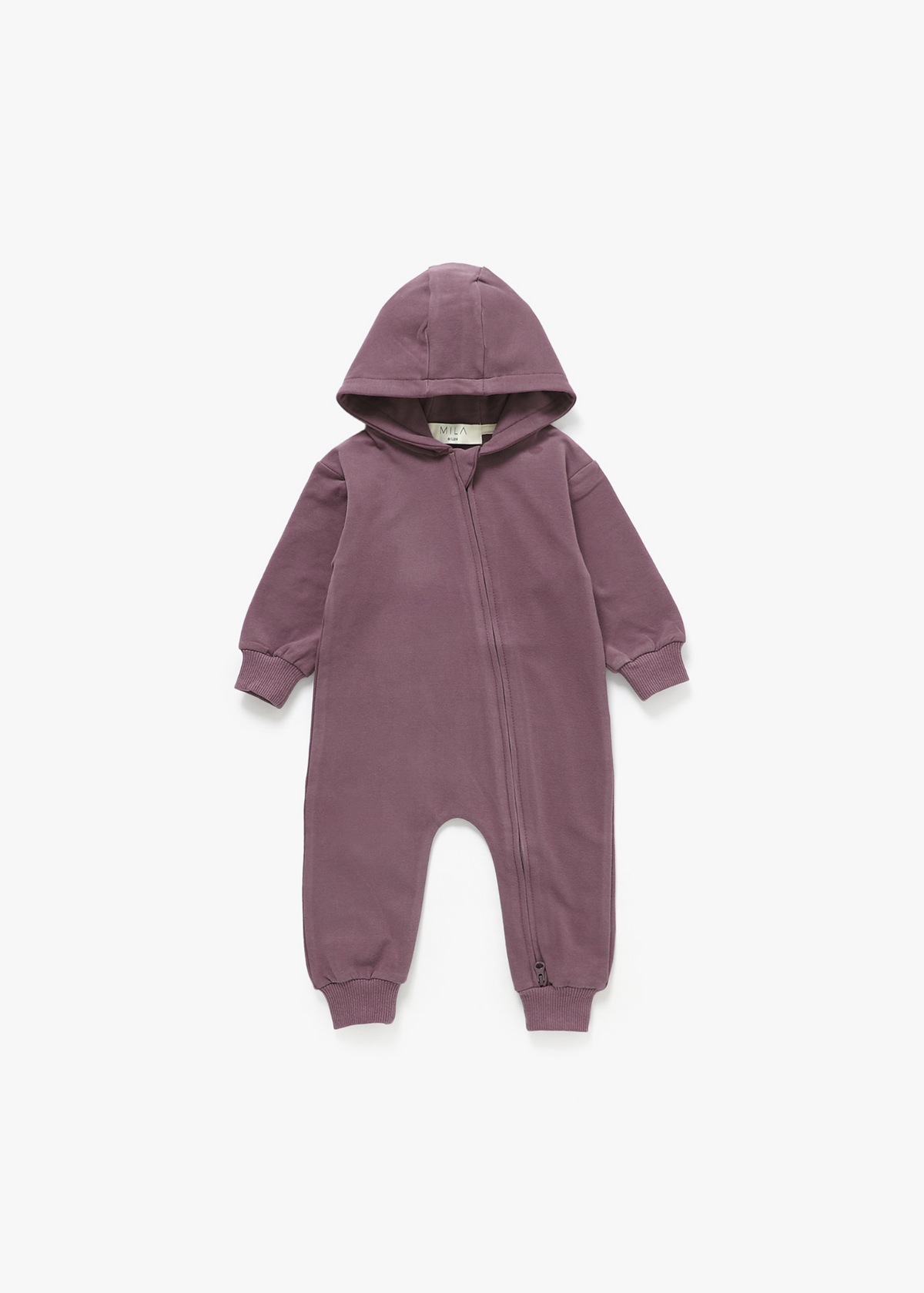 Hoodie Romper | Plum - Mila & Co.