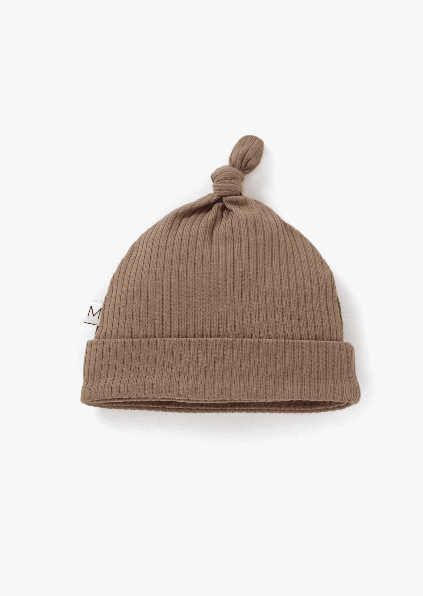 Ribbed Knotted Hat | Cappuccino - Mila & Co.