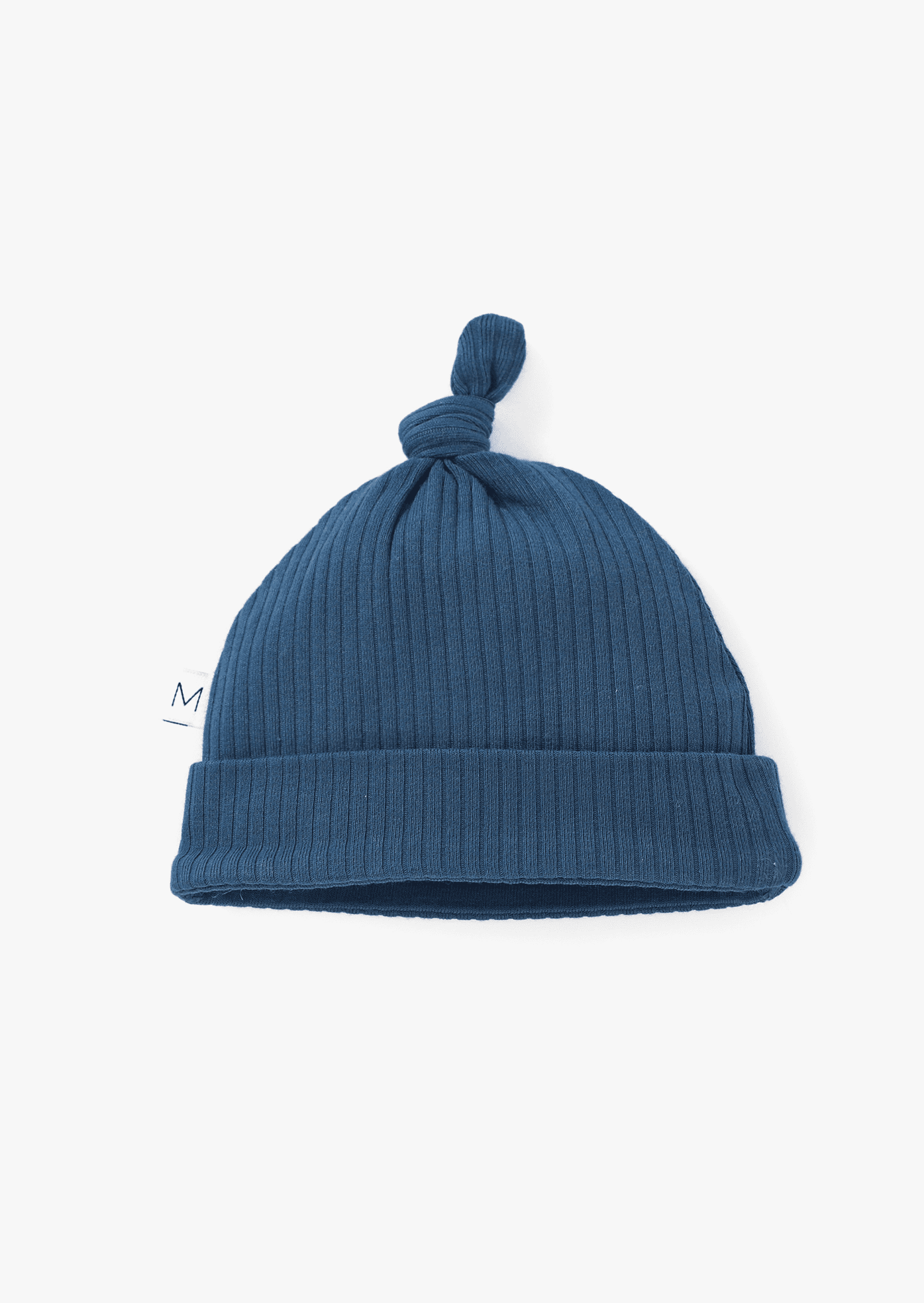 Ribbed Knotted Hat | Navy - Mila & Co.