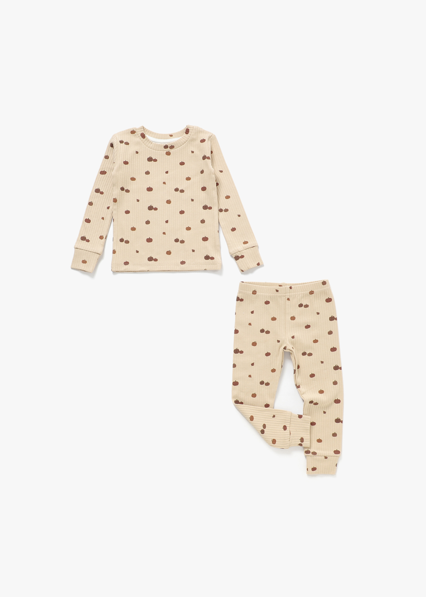 Ribbed Lounge Set | Pumpkin - Mila & Co.