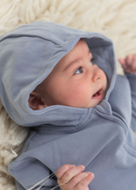 Hoodie Romper | Fog - Mila & Co.