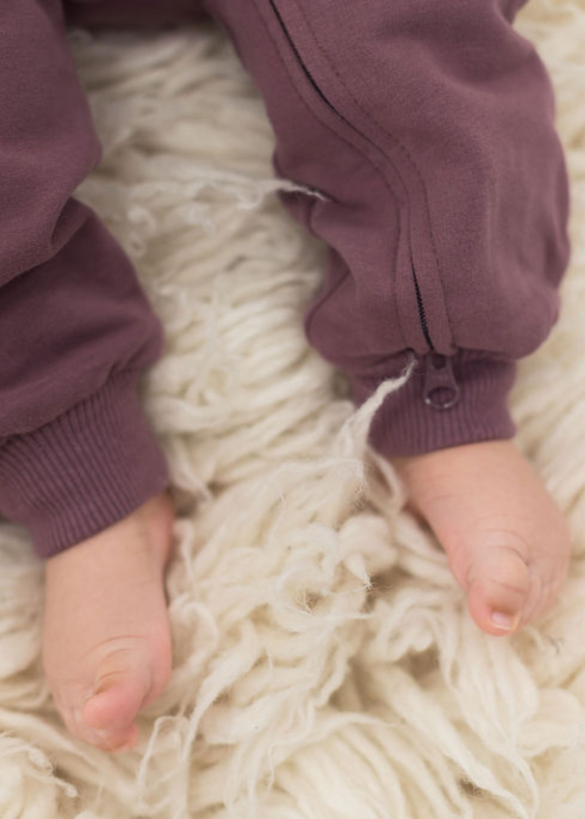 Hoodie Romper | Plum - Mila & Co.