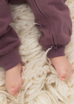 Hoodie Romper | Plum - Mila & Co.