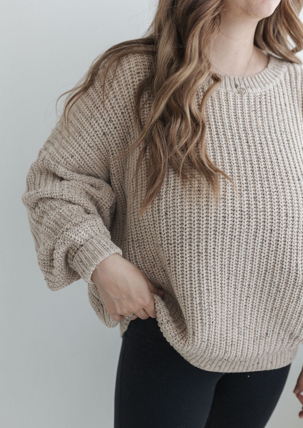 Adult Chunky Knit Sweater | Honey Sprinkles - Mila & Co.